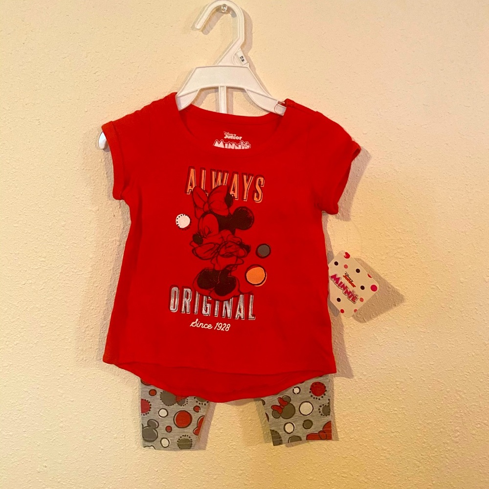 Girls Minnie Mouse set